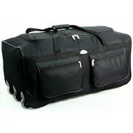 Akcesoria podróżnicze - KEMER torba podróżna na kołach, A3, czarna - miniaturka - grafika 1