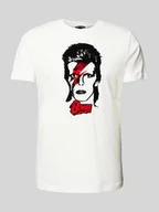 Koszulki męskie - T-shirt o kroju regular fit z nadrukiem z motywem i okrągłym dekoltem - miniaturka - grafika 1