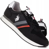 Sneakersy męskie - Buty sneakersy męskie U.s Polo Assn. NOBIL006 Blk - miniaturka - grafika 1
