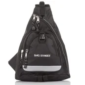 Plecaki - Plecak sportowy czarny Bag Street 4033-BL - miniaturka - grafika 1