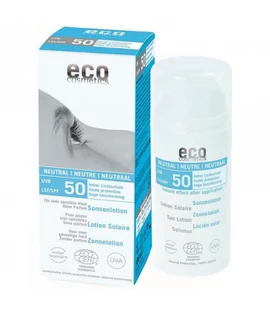 Eco Cosmetics Emulsja na słońce SPF 50 Neutral Eco Cosmetics 100 ml ECOCOS8 - Balsamy i kremy do opalania - miniaturka - grafika 1