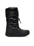 Buty dla dziewczynek - Tommy Hilfiger Śniegowce T3A6-34053-1474999 Czarny - miniaturka - grafika 1