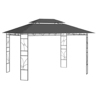 Altany ogrodowe - vidaXL Altana, 4x3x2,7 m, antracytowa, 160 g/m - miniaturka - grafika 1