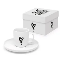 Filiżanki - Hallo New Day Filiżanka Porcelanowa w Ozdobnym Pudełku 90 ml - miniaturka - grafika 1