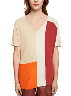 ESPRIT Collection Koszulka damska 092EO1K301, 295/CREAM BEIGE, XL - Koszulki i topy damskie - miniaturka - grafika 1