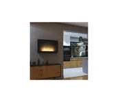 Kominki wolnostojące - InFire - Ścienny BIO kominek 100x56 cm czarny - miniaturka - grafika 1