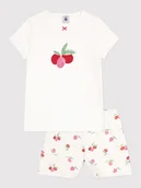 Rampersy - PETIT BATEAU Piżama w kolorze białym - miniaturka - grafika 1