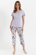 Piżamy damskie - Piżama damska Inspiration jasnofioletowa XL - miniaturka - grafika 1