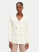 Marynarki i żakiety damskie - Guess Marynarka 5RGR10 5851Z Écru Regular Fit - miniaturka - grafika 1