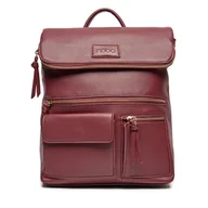 Plecaki - Plecak Nobo BAGU040-K005 Bordowy - miniaturka - grafika 1