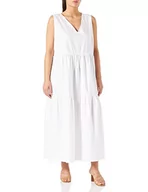 Sukienki - BOSS Sukienka damska C_ditesta, biały, 36 - miniaturka - grafika 1