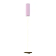 Lampy stojące - Lampa podłogowa LYSNE Florencja, 60 W, E27, jasnofioletowa/złota, 165x20 cm - miniaturka - grafika 1