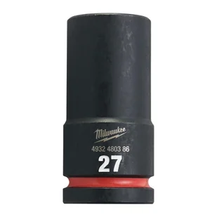 Milwaukee nasadka udarowa 27 mm 3/4" 6-kątna Shockwave długa metryczna 4932480386 - Klucze i nasadki - miniaturka - grafika 1