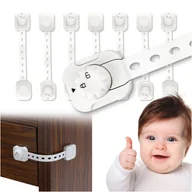 Zabezpieczenia dla dzieci - 7x zabezpieczenia szafek blokada szuflad mebli drzwi przed dziećmi wytrzyma - miniaturka - grafika 1