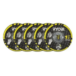 Ryobi Zestaw tarcz do cięcia metalu/plastiku 38 mm | RAR302-5 - Akcesoria do urządzeń ogrodniczych - miniaturka - grafika 1