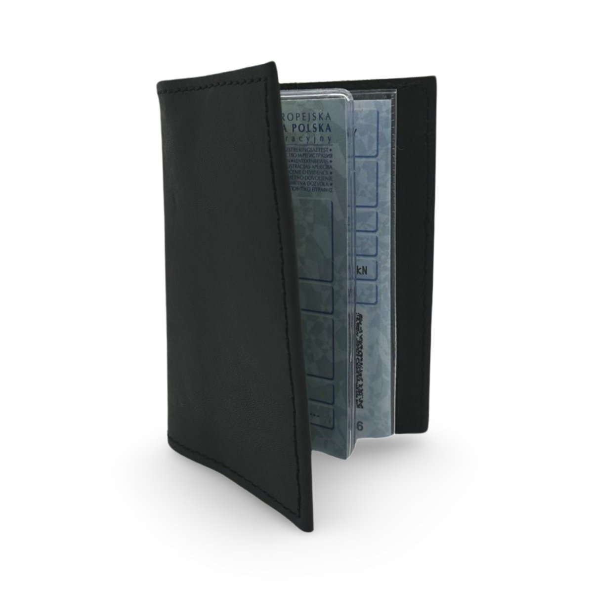 Etui na Dowód Rejestracyjny - Skóra Naturalna