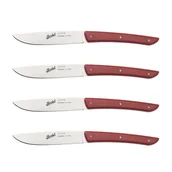 Noże kuchenne - Berkel KCO4SW11SMRBL nóź kuchenny Stal nierdzewna 4 szt. Nóż do steku - miniaturka - grafika 1