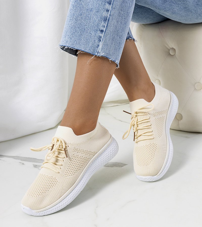 Beżowe sneakersy sportowe Michaela -38