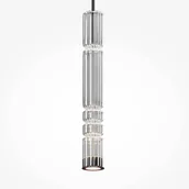 Lampy sufitowe - Wisząca lampa Ordo MOD272PL-L12CH3K LED 8W 3000K chrom przezroczysta - miniaturka - grafika 1