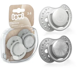 Lovi Smoczek Dynamiczny Ortodontyczny Harmony Boy 2szt. 3-6m - Smoczki uspokajające - miniaturka - grafika 1