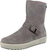 Kozaki damskie - Richter Kinderschuhe Dziewczęce Mathea 4371-8111 kozaki półdługie, szary - 6301ash Egplant - 27 EU - miniaturka - grafika 1