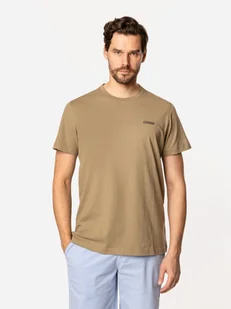 T-shirt męski basic bawełniany Lee Cooper Simple-1180 L Khaki (5905991726777). T-shirty męskie - Koszulki męskie - miniaturka - grafika 1