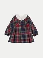 Sukienki i spódniczki dla dziewczynek - Mayoral Sukienka elegancka 2903 Granatowy Regular Fit - miniaturka - grafika 1