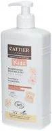 Szampony do włosów - Szampon Cattier Paris Kids Shampoo & Shower Gel Marshmallow Flower Fragrance Organic 500 ml (3283950924344) - miniaturka - grafika 1