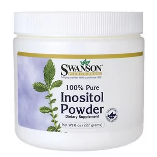Swanson - Inozytol, 100%, Proszek, 227g - Witaminy i minerały - miniaturka - grafika 1