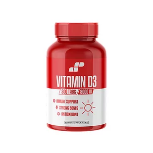 MP SPORT Vitamin D3 8000IU - 200tabs - Witamina D-3 - Witaminy i minerały dla sportowców - miniaturka - grafika 1