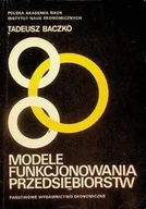 Biznes - Modele funkcjonowania przedsiębiorstw - miniaturka - grafika 1