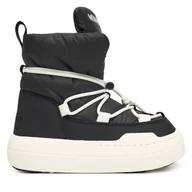 Buty dla dziewczynek - Śniegowce Moon Boot Jr Park lace Mid 80D3440070 S Czarny - miniaturka - grafika 1
