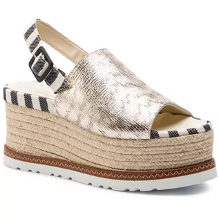 Espadryle damskie - Espadryle ESPADRILLES - Quinto 23194-38230-1 Escamoso/Platino - grafika 1