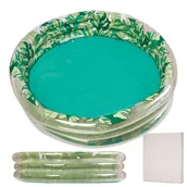 Baseny ogrodowe - Basen dmuchany dla dzieci 3 komory 150cm liście - miniaturka - grafika 1