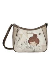 Torebki damskie - Anekke Sophia 42803-002 torebka listonoszka z breloczkiem i dziewczynką - miniaturka - grafika 1