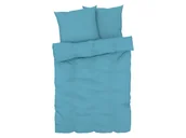 Pościel - LIVARNO home Pościel satynowa z mikrofibry, 220 x 200 cm (Niebieski) - miniaturka - grafika 1