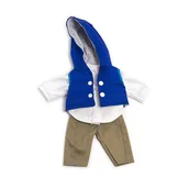 Akcesoria dla lalek - Miniland Ubranko Dla Lalki Zestaw 32Cm. Spodnie Kamizelka Bluza - miniaturka - grafika 1