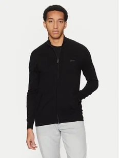 Guess Kardigan M5RR04 Z3KI1 Czarny Regular Fit - Swetry męskie - miniaturka - grafika 1