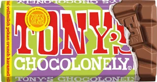 Czekolada Tonys Mleczna Orzechy Pekan Karmel z Niemiec - Słodkie kremy i masła - miniaturka - grafika 1