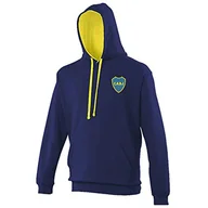 Moda i Uroda OUTLET - Boca Juniors bluza z kapturem, uniseks niebieski morski L - miniaturka - grafika 1