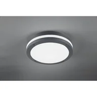 Lampy ogrodowe - Trio Piave 676960142 plafon zewnętrzny lampa sufitowa IP54 1x12W LED 3000K antracyt - miniaturka - grafika 1