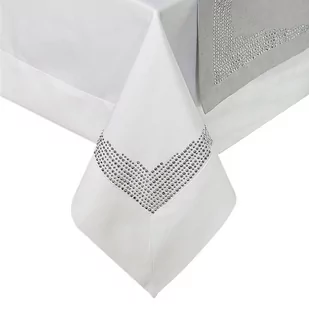 Eurofirany Euro Firany Obrus Ekskluzywny Klara Stal 160 x 300 1223435 - Obrusy i serwetki - miniaturka - grafika 1