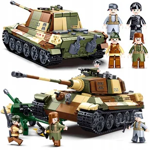 Klocki Czołg TYGRYS KRKÓLEWSKI z WW II Panzer VI Tiger / Jagdpanther Niszcz - Klocki Klocki Czołg TYGRYS KRKÓLEWSKI z WW II Panzer VI Tiger / Jagdpanther Niszcz - Klocki - miniaturka - grafika 1