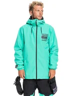 Kurtki narciarskie - Quiksilver Kurtka narciarska w kolorze turkusowym - miniaturka - grafika 1