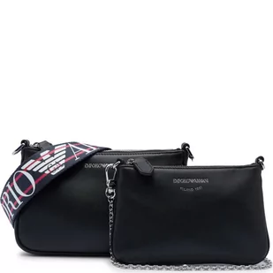 Emporio Armani Skórzana listonoszka - Torebki damskie - miniaturka - grafika 1