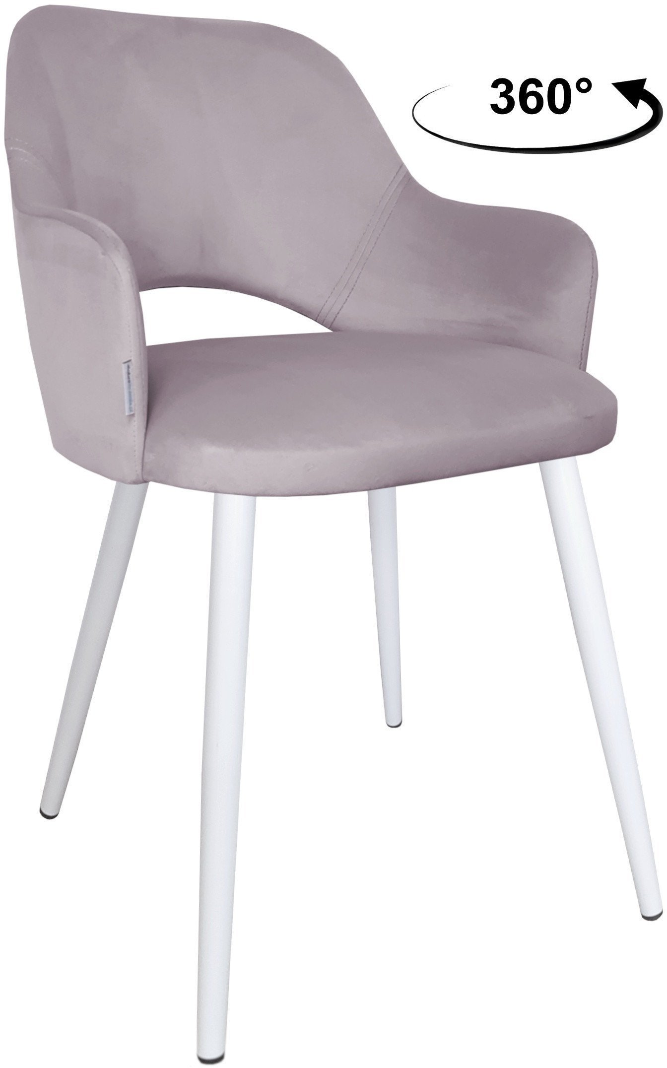 Krzesło obrotowe Milano podstawa biała MG55