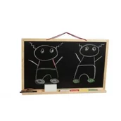 Tablice i flipcharty - Tablica wisząca kredowa - miniaturka - grafika 1