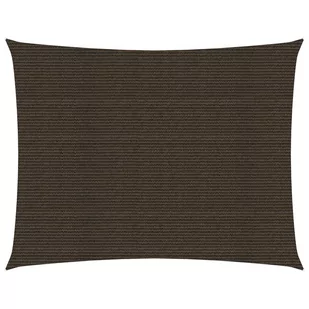 vidaXL Żagiel przeciwsłoneczny, 160 g/m, brązowy, 2x3 m, HDPE vidaXL - Parasole ogrodowe - miniaturka - grafika 1