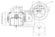 Układ zawieszenia - akcesoria - AIR SPRING WITH ISOLATING COVER - miniaturka - grafika 1