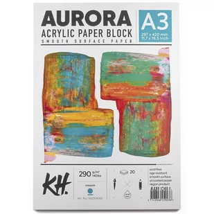 Blok do akryli Aurora - A3 - 290 g - Podobrazia, bloki, papiery Blok do akryli Aurora - A3 - 290 g - Podobrazia, bloki, papiery - miniaturka - grafika 1